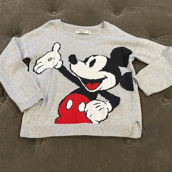 Abercrombie kids Mickey Mouse sweat size 5/6 - Picture 1 of 2